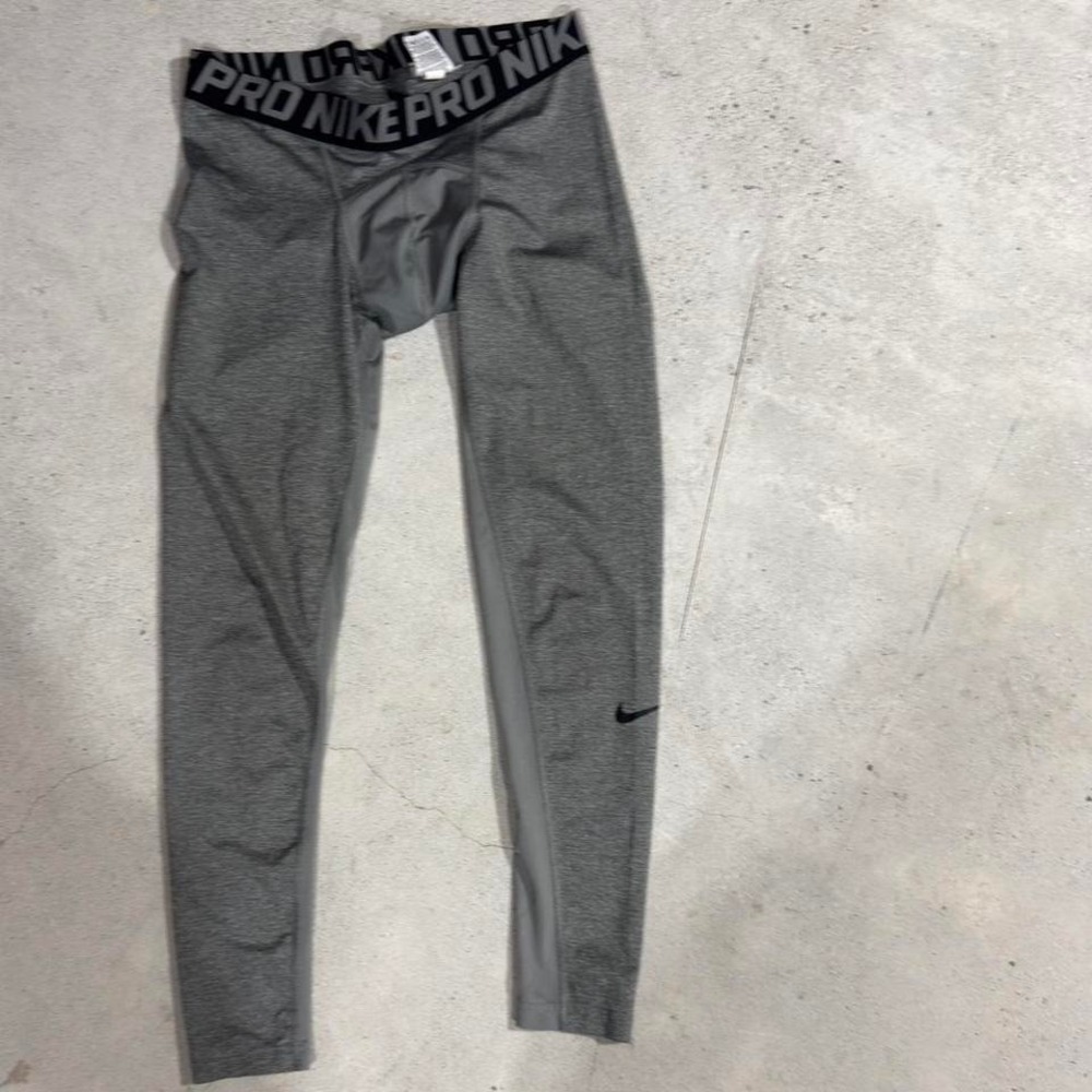 Nike Pro – Compression Leggings  – Large– Gray – Dri-Fit